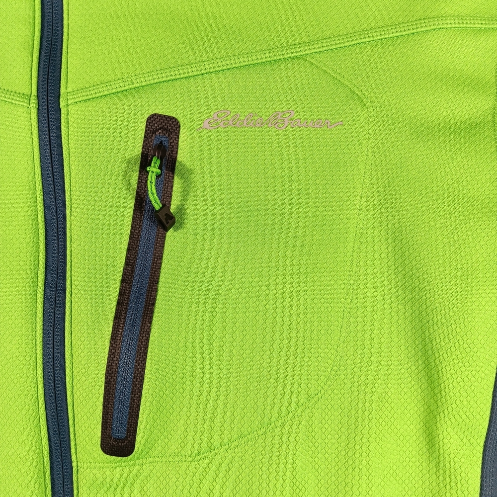 Eddie Bauer Jacket Mens XL Green First Ascent Softshell Full Zip Outdoor Gorp - Picture 6 of 13